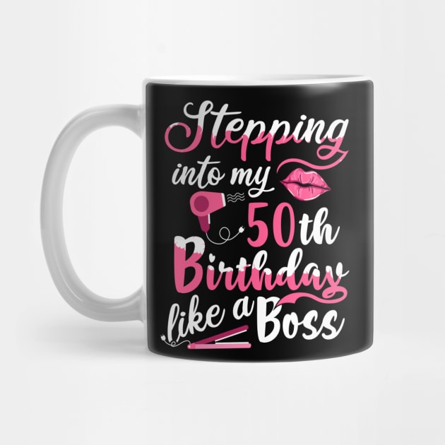 Stepping into My 50th Birthday like a Boss Gift by BarrelLive